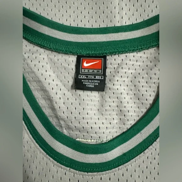 Men’s 2xl Nike Grey & Green Celtics Pierce #34 Basketball Jersey! Retro Color